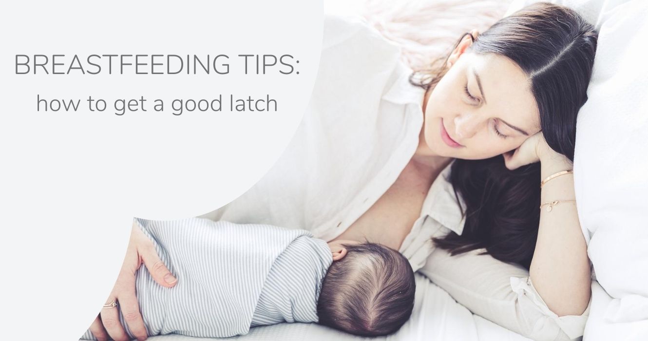 Breastfeeding tips; how to latch on