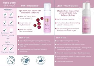 How to use the pink skincare range